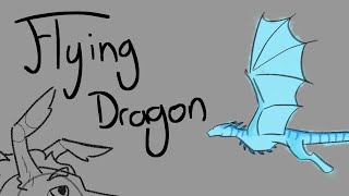 Flying dragon animation test