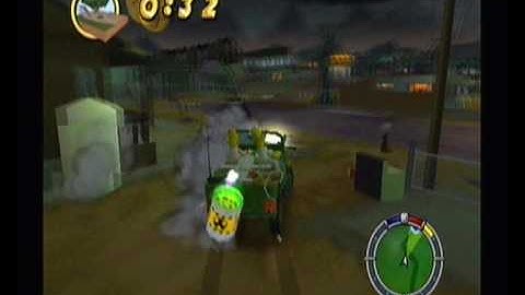 The Simpsons Hit and Run Walkthrough pt29 Alien Autospy Part 3 attempts warning very sad :(