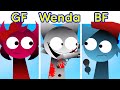 FNF VS Sprunki | Wenda VS Gray BF &amp; GF  - Friday Night Funkin' (Incredibox Sprunki)