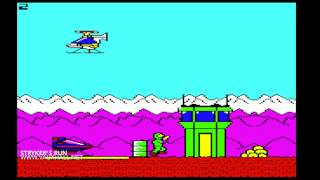 Strykers Run - Acorn/BBC Model B Micro - 80s 8-Bit Retro Game from Superior Software - Gameplay