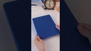 Unboxing and installing our leather trifold case for the #iPadPro in navy blue #supcase #apple