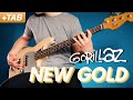 NEW GOLD by Gorillaz | Bass Cover + Tabs