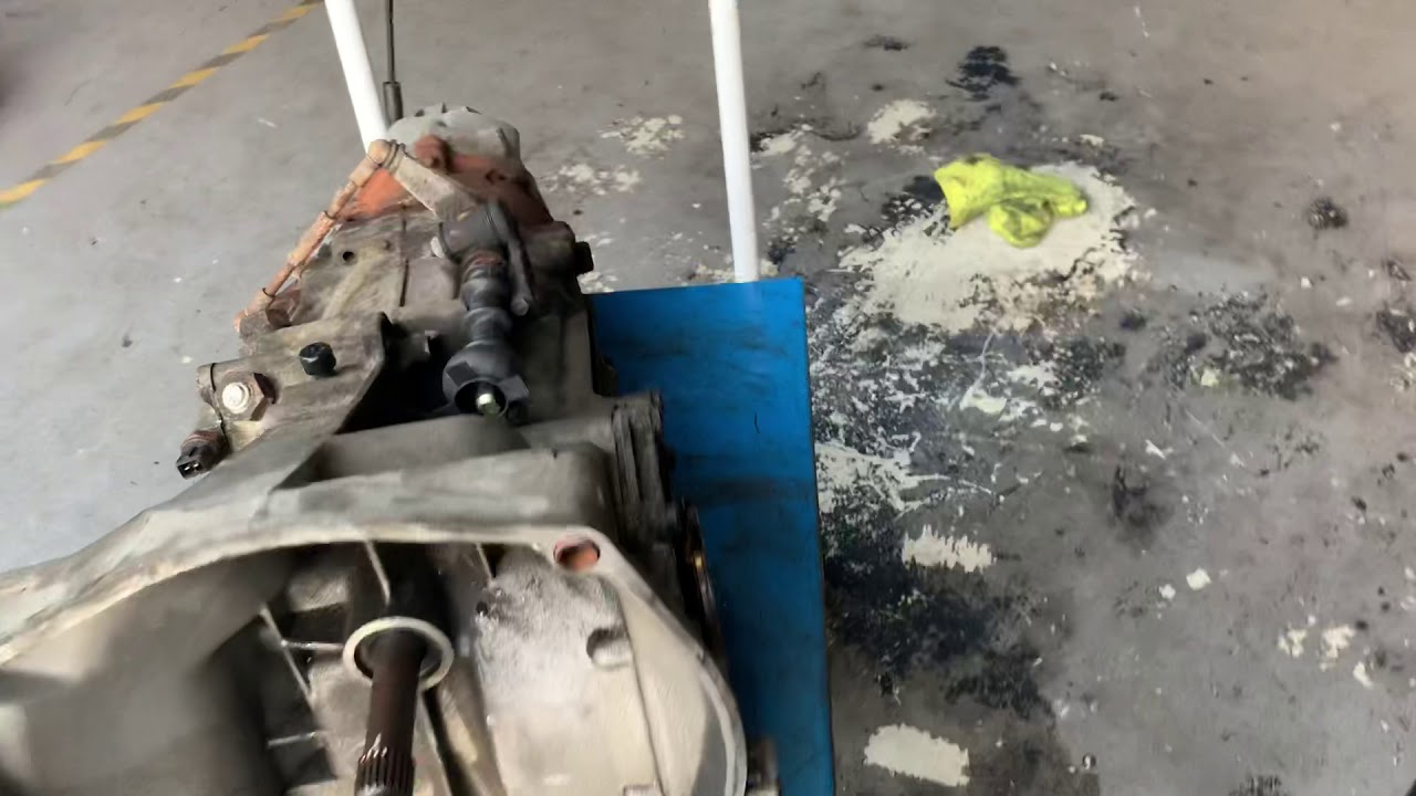 Porsche 968 Transaxle Removed