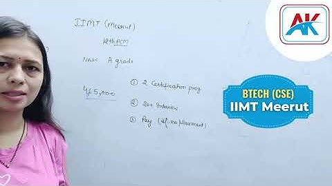 B.Tech. in Computer Science and Engineering at IIMT University