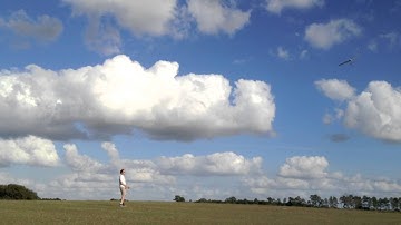 My first DLG flights (Discus Launch Glider)