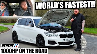 THE 1000HP RWD DEATH MACHINE - WORLDS FASTEST BMW 140i B58 1 SERIES by MONKY LONDON 21,436 views 1 month ago 14 minutes, 9 seconds