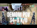 Demon1 POV Jett on Haven 34-9 K/D (VALORANT Pro POV)