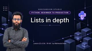 Lists in depth | Python Beginner to Production 22/94