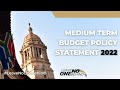 Minister Enoch Godongwana Tables the 2022 Medium Term Budget Policy Statement in Parliament