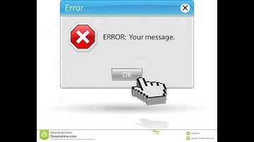How to create error messages using notepad