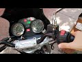 Moto Guzzi Breva 750ie start up - megaphone exhaust