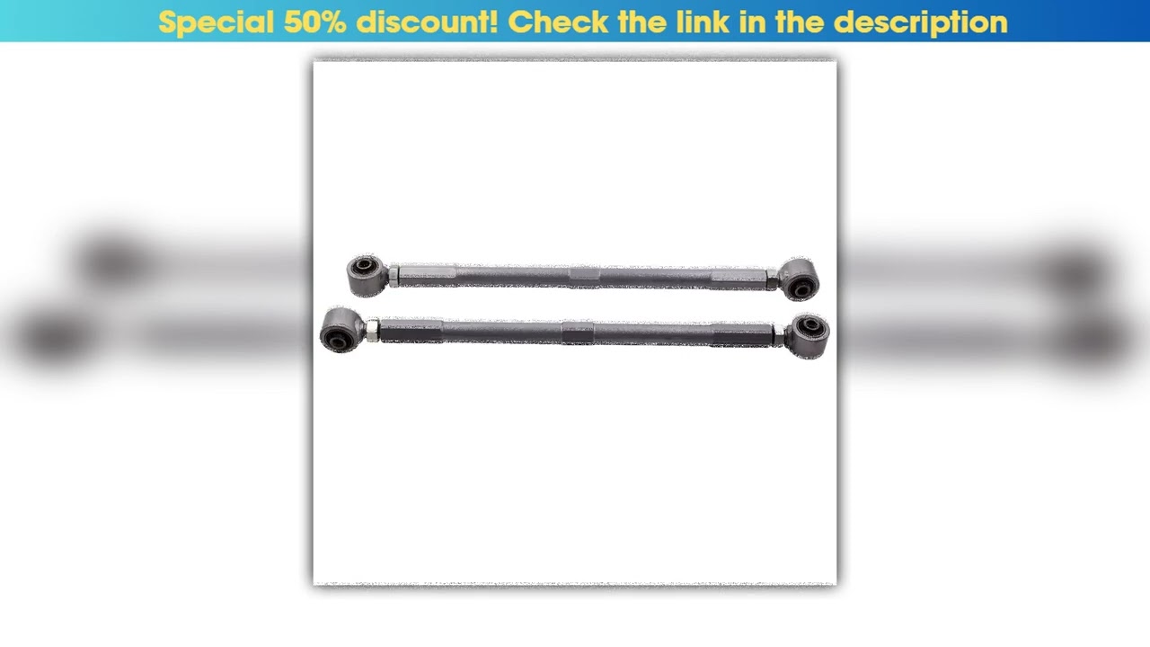 2Pcs Adjustable Rear Lower Control Arm for Mini Cooper 0213 Spherical Bearing