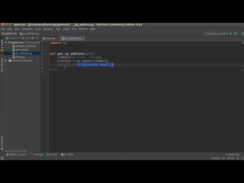 Python Website Scanner Tutorial   3   IP Address