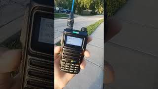 Receiving my 5RH Pro APRS beacon from 0.6 miles #radio #hamradio #aprs #radtel #baofeng