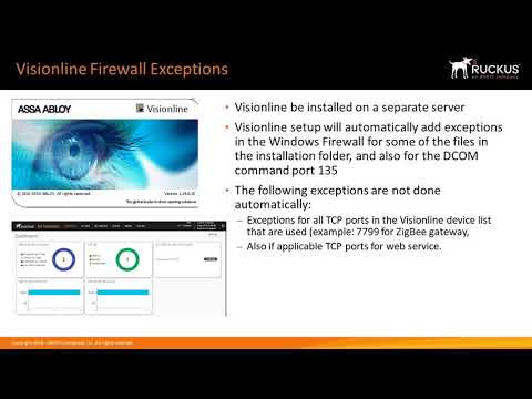 Visionline and Lock Service 3G SW installation Demonstration