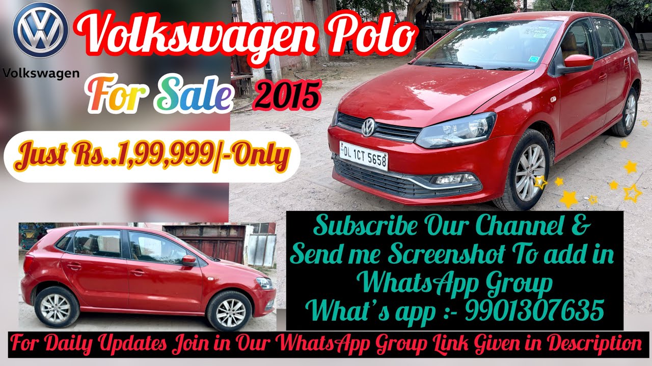 Volkswagen Polo for Sale at Very Less Price | Price Drop| Delhi Cars very Low Price Bumper Offer