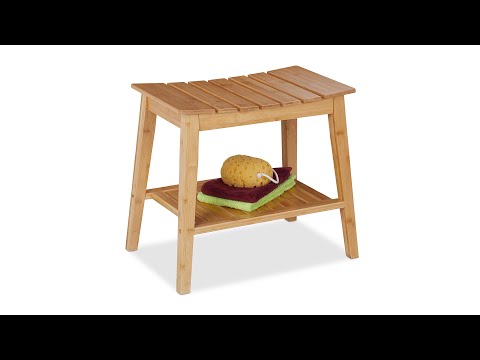Bambus Badhocker mit Ablage HIER kaufen