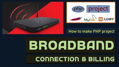 Online Broadband Service Provider Connection and Billing php mysql project  | #highblixphp