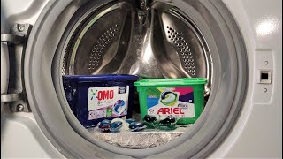 Experiment - OMO vs Ariel - in a Washing Machine