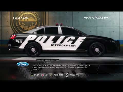NFS Hot Pursuit Ford Police Interceptor Concept Traffic Police Unit Information Ford Nfs