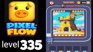 Pixelflow level 335 very hard Guide Walkthrough Solution