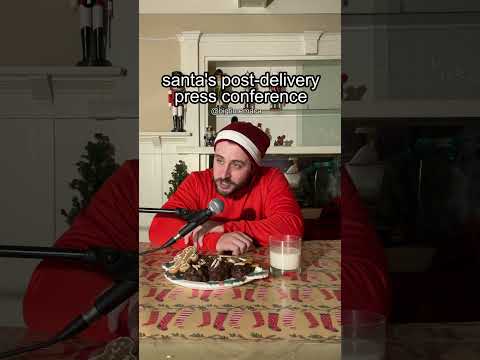 Santa's Post-Delivery Press Conference