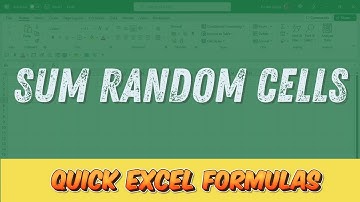 Sum Random Cells / Excel Formula
