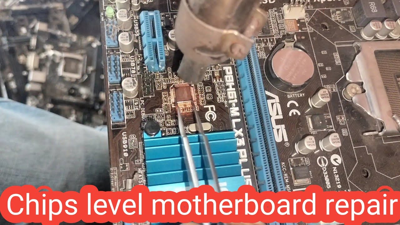 How To Repair Gigabyte H81 Motherboard On Off Problem || PC On Off ...