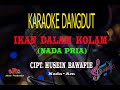 Karaoke Ikan Dalam Kolam Nada Pria - Cipt.Husein Bawafie (Karaoke Dangdut Tanpa Vocal)