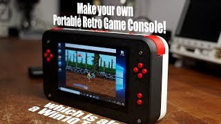 Make your own Portable Retro Game Console!......which is also a Win10 Tablet!