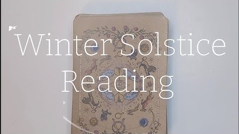 Winter Solstice Reading ❄️ ~ Energetic Check-In