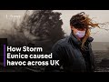 Storm Eunice: Death and damage across UK