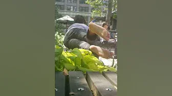 Candid White Guy Bare Feet