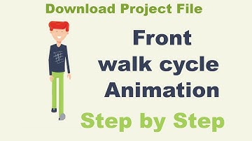 Front walk cycle Animation Tutorial using After Effects Part - 2