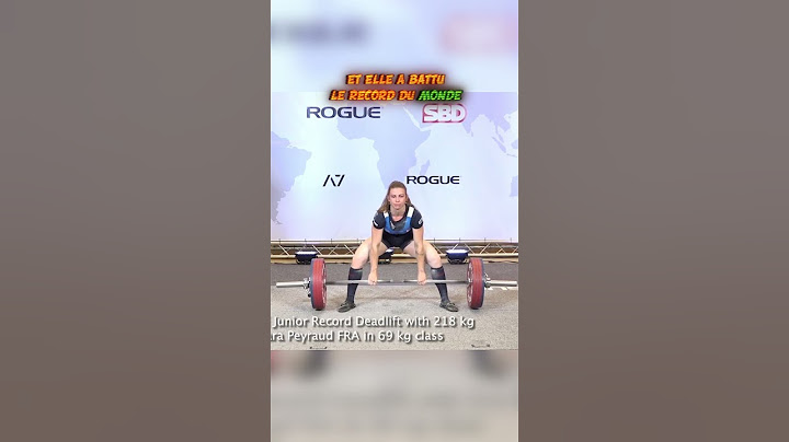 La Française🇫🇷 qui a battu 2 records du monde !! 🏆🌍