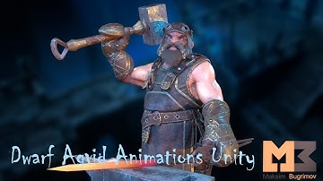 Dwarf Agvid Animations Unity