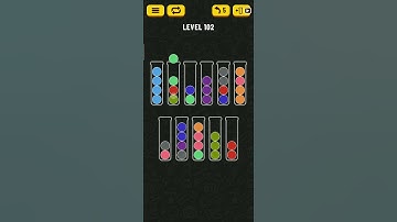 Ball Sort Puzzle Level 102 || Ball Sort Puzzle || Level 102