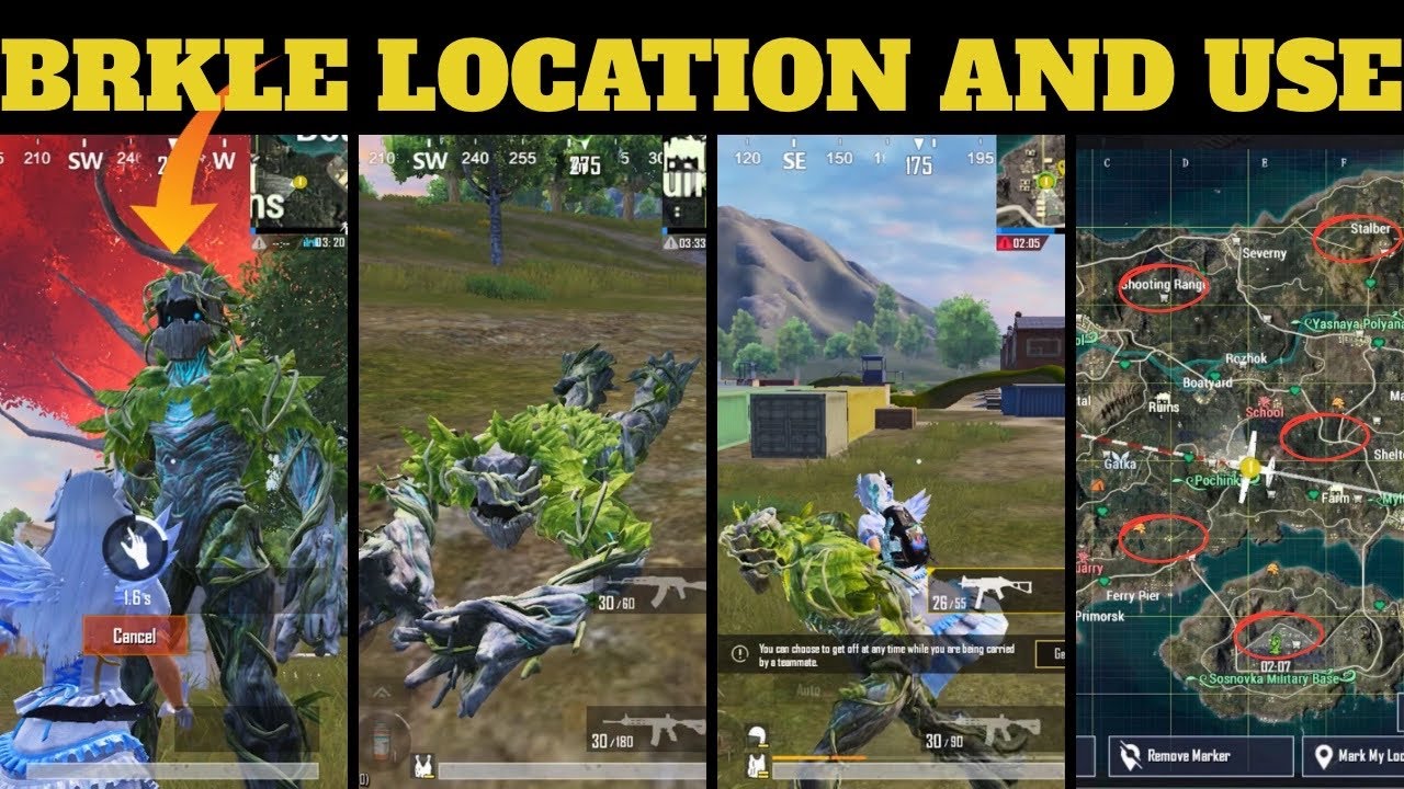 BARKLE LOCATION PUBG MOBILE | HOW TO FIND BARKLE | HOW TO USE BARKLE ...