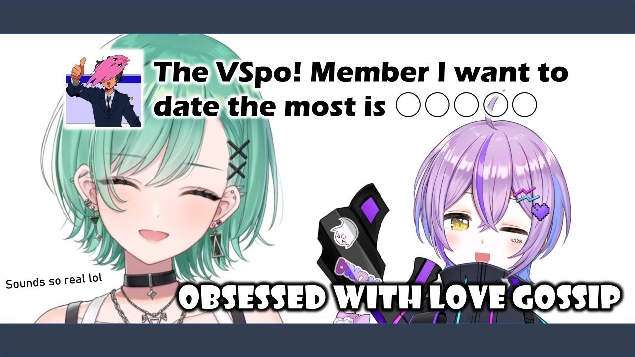 Obsessed With Love Gossip 【Yakumo Beni, Shinomiya Runa, SqLA | VSpo! ENG SUB】