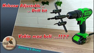 Famous Yakin nih mau pakai mata bor model begini? review adjustable holesaw drill bit Wealth