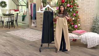 Studio Park x Amy Stran Wide Leg Pleated Pant on QVC