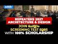 REPEATERS 2027 ARCHITECTURE &amp; DESIGN | JOIN ചെയ്യാം SCREENING TEST ലുടെ  WITH 100% SCHOLARSHIP