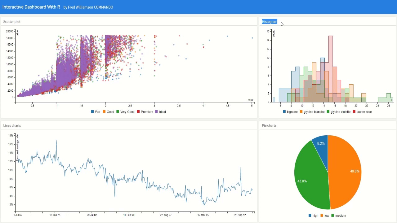 Interactive Dashboards in R - YouTube