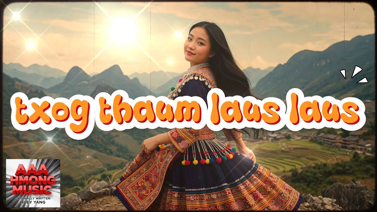 Txog Thaum Laus Laus - AAA Hmong Music - AI - Lyrics Video - YouTube