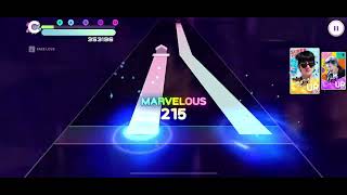 Teaser 1: FAKE LOVE gameplay rhythm hive level 16 (super hard) (speed 8.5)