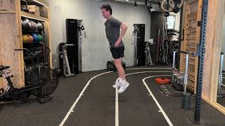 Jump - Countermovement Split Stance (Continuous Alternating)