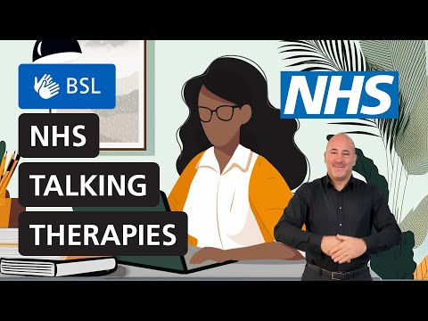 Treatment for depression and anxiety NHS Talking Therapies BSL
