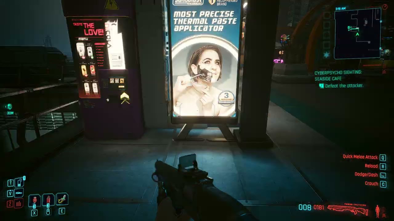 CYBERPUNK 2077 - CYBERPSYCHO SEASIDE CAFE