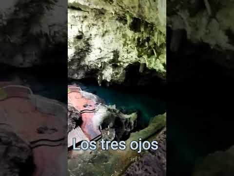 Parque Nacional Los Tres Ojos En República Dominicana..