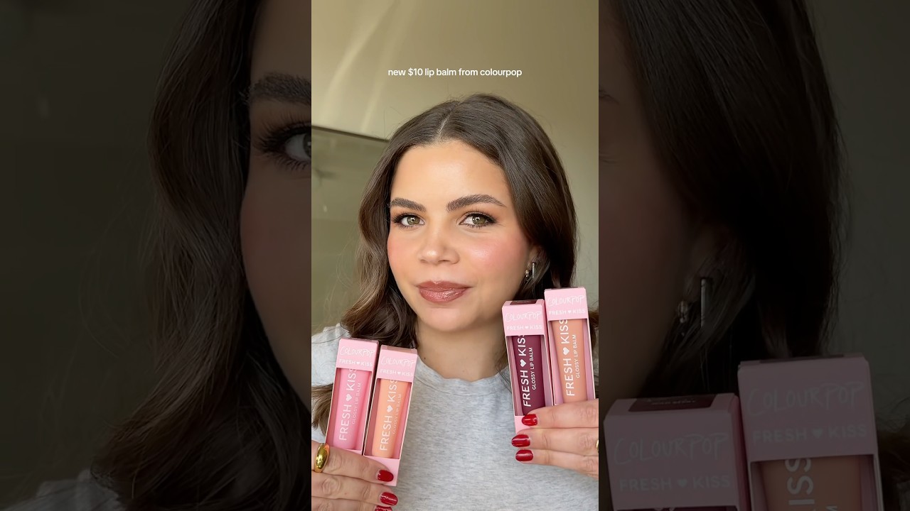 NEW $10 LIP BALMS from ColourPop! 💄✨ Fresh Kiss Glossy Lip Balms! 